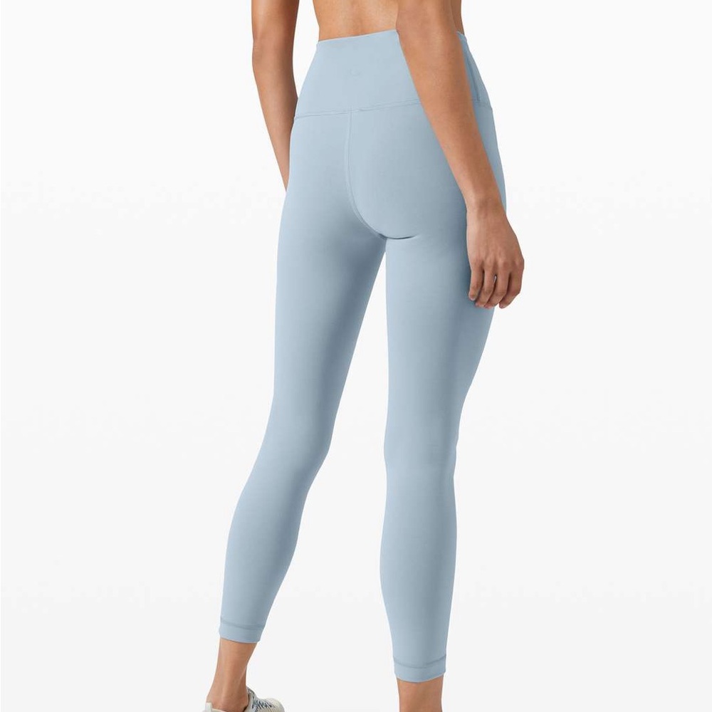 Lululemon Wunder Train High Rise Tight 25” Chambray